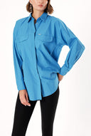 Blue Wide cut shirt 10764