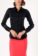 Black Slim fit shirt 10766