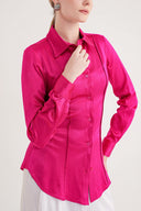 Fuchsia Slim fit shirt 10766