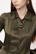 Khaki Slim fit shirt 10766