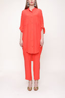 Red Wide cut shirt 10802