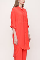 Red Wide cut shirt 10802