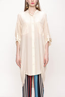 Beige Wide cut shirt 10802