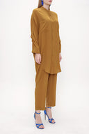 Mustard Wide cut shirt 10807