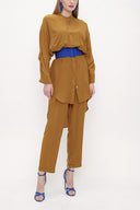 Mustard Wide cut shirt 10807