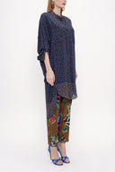 Patterned Wide cut shirt 10807