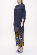 Patterned Wide cut shirt 10807