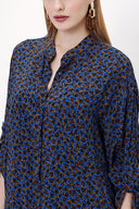 Patterned Wide cut shirt 10807