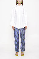 White Wide cut shirt 10810