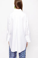 White Wide cut shirt 10810