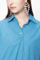 Blue Wide cut shirt 10810