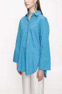 Blue Wide cut shirt 10810