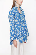 Patterned Wide cut shirt 10810
