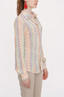 Beige Slim fit shirt 10811