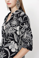 Black Wide cut shirt 10814