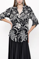 Black Wide cut shirt 10814