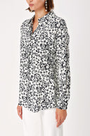 Black White Wide cut shirt 10814