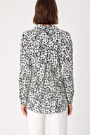 Black White Wide cut shirt 10814