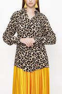 Beige Mink Wide cut shirt 10814