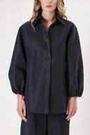 Black Wide cut shirt 10820