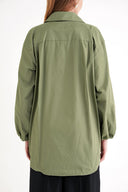 Olive Wide cut shirt 10820