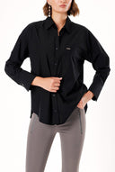 Black Wide cut shirt 10824