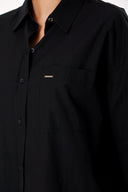 Black Wide cut shirt 10824