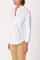 White Wide cut shirt 10824