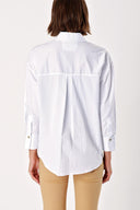 White Wide cut shirt 10824