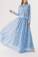 Blue Lace shirt 10825