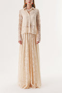 Beige Lace shirt 10825