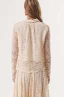 Beige Lace shirt 10825