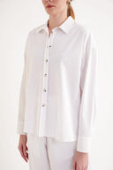 White Loose fit shirt 10846