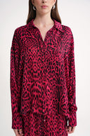 Burgundy Loose fit shirt 10846