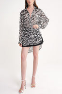 Black White Loose fit shirt 10847