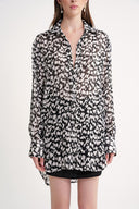 Black White Loose fit shirt 10847