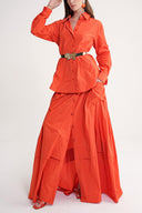 Orange Loose fit shirt 10852