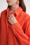 Orange Loose fit shirt 10852