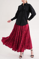 Black Loose-fit poplin shirt 10853