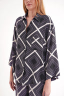 Lilac Loose fit pocket shirt 10858