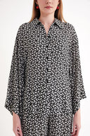 Patterned Loose fit pocket shirt 10858