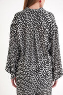 Patterned Loose fit pocket shirt 10858