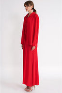 Red Loose-fit shirt with slit detail 10860