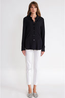 Navy Blue Relaxed fit shirt 10867