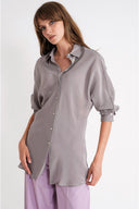 Gray Loose fit shirt 10868