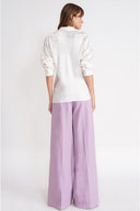 Ecru Loose fit shirt 10868