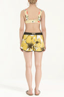 Yellow Printed woven  shorts  11094