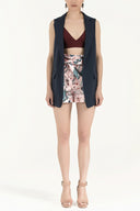 Salmon High waist  shorts 11095