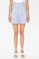 Blue High waist  wide cut shorts  11100