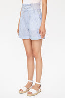 Blue High waist  wide cut shorts  11100